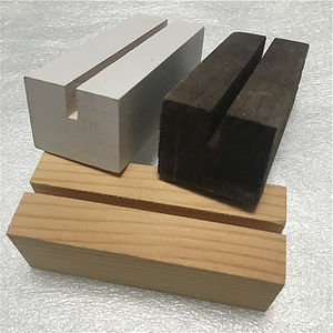 Tarjetas de acompañante de madera de pino rústico, soportes de exhibición, letrero de número de mesa y soporte de fotos para menú de Bar, letrero de venta al por menor, fiesta - Product Image 2