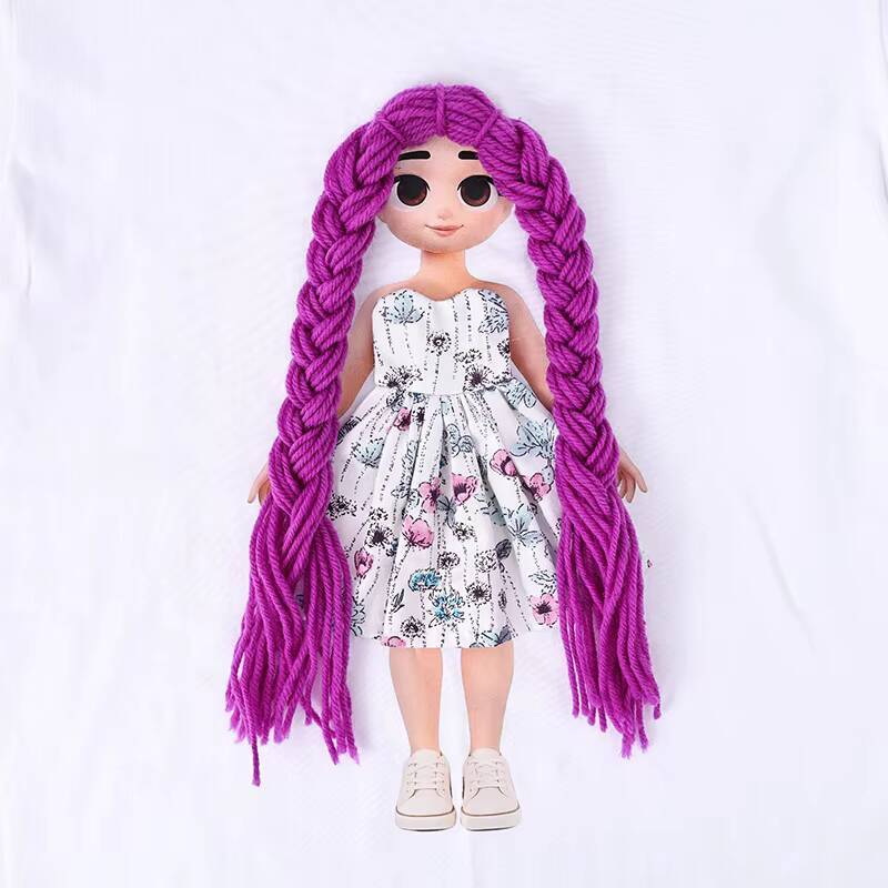 Coiffure violette - 1