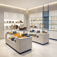 Aménagement intérieur personnalisé pour magasin de Judaica, présentoirs complets pour la boutique, support d'Esrog assorti, quatre espèces, pour la fête de Sukkot