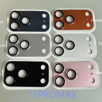 Coque de Protection d'Objectif Arrière en Alliage d'Aluminium Mat Métallique Premium 2025 pour iPhone 17 Air 16 Pro Max