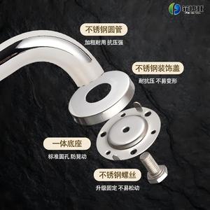 Barra de apoyo en forma de L para baño Fidia, 600x700 mm, acero inoxidable, mango de seguridad para acceso al inodoro - Product Image 3