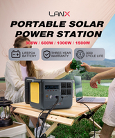 Nuevo Sistema de Energía Solar Portátil de Alta Gama de 300W 600W 1000W 1500W, Batería de Litio-Ferrofosfato (LiFePO4), Estación de Energía Solar con Carcasa de ABS