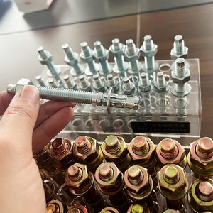 Ancres à coin personnalisées OEM pour l'expansion des usines chinoises, en acier inoxydable et acier au carbone, pour béton, finition zinc jaune - Product Image 5