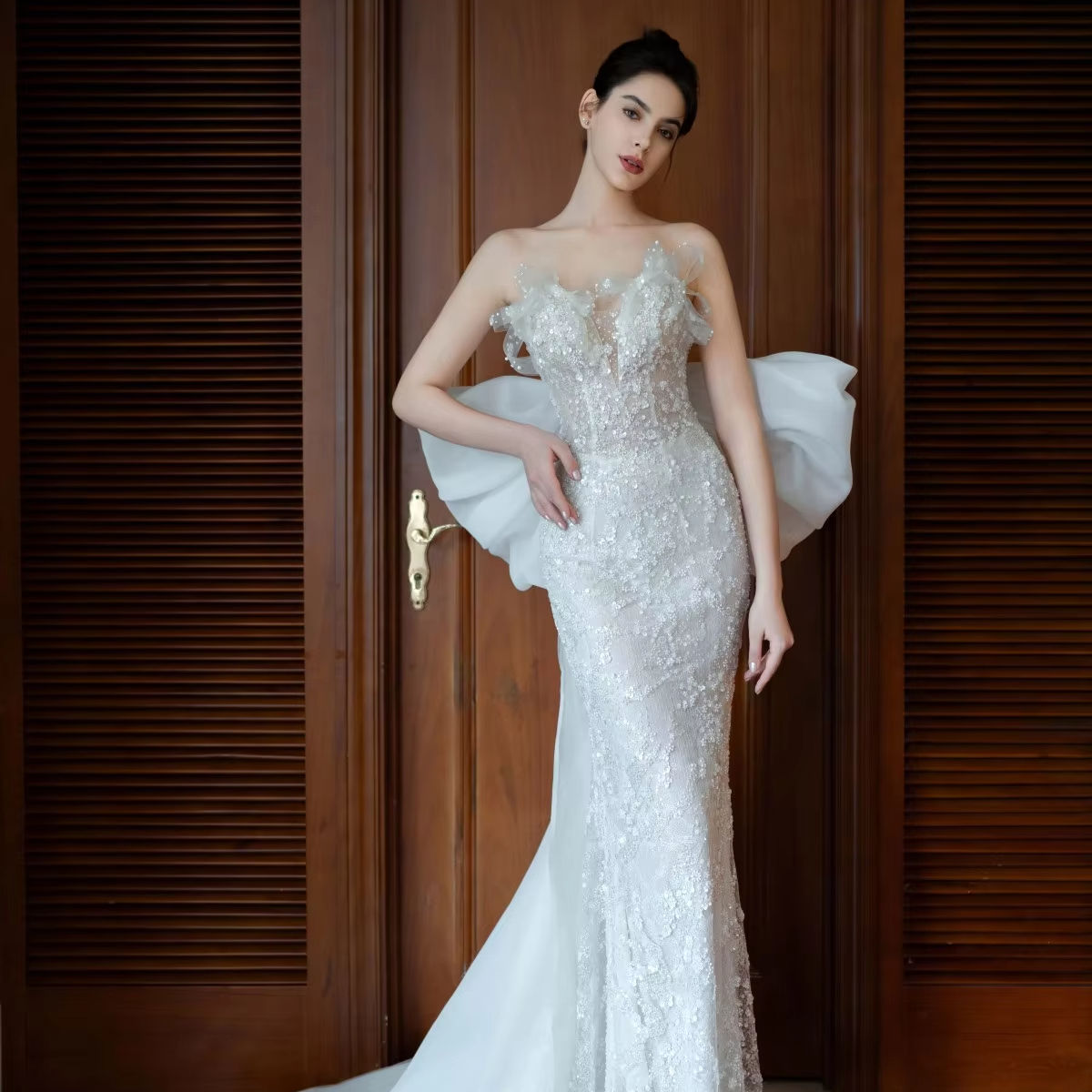 Elegant Robe Sirens Mermaid Wedding Gowns More