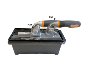 Innovation 6 in 1 Replaceable Blade Stainless Steel <strong>Trowel</strong> <strong>Set</strong> with Portability Plastic Box and Two Putty Knives - Product Image 4