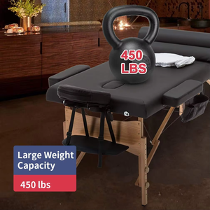 2025 Neues heißes profession elles Massage-und Wellness bett Hochwertiges, leichtes Holz klapp design - Product Image 6