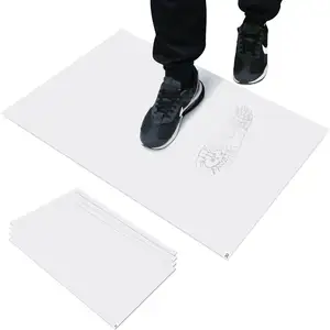 Smooth and durable digital label transparent non-sticky protective layer clean room sticky mat silicone door mat