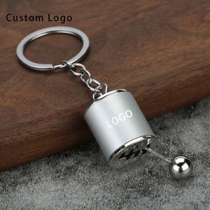 Customized <b>Metal</b> Car <b>Key</b> <b>Chain</b> Promotional Gift Six Speed Removable Transmission Gear Shift Knob <b>Chain</b> - Product Image 6