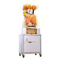 Verticale automatische citruspers met fruitinvoer, zelfvoedende sinaasappelsapcentrifuge voor verse fruitdranken