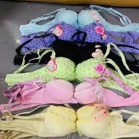 0.75 dolar Model LX004 Bra ukuran 34-38 cakupan penuh kualitas baik bordir murah Bra empuk untuk anak perempuan yogn