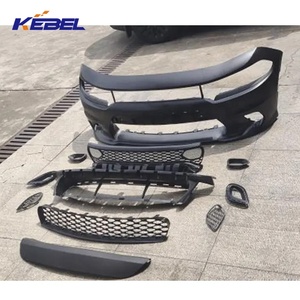 Kebel <span class=keywords><strong>front</strong></span> <span class=keywords><strong>bumper</strong></span> grille <span class=keywords><strong>front</strong></span> <span class=keywords><strong>bumper</strong></span> Kit without FOG LAMP Parts For Charger SRT hellcat 2015 2016 2017 2018 2019 - Product Image 5
