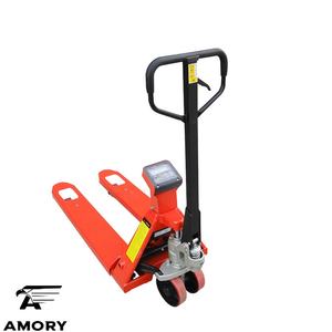 Transpallet Manuale Idraulico da 2 Tonnellate con Bilancia Certificato CE per Uso in Magazzino YY690N-2T-C - Product Image 3