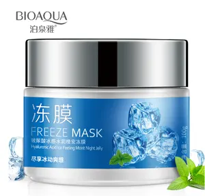 Bioaqua Freeze Masker Hyaluronzuur Hydraterende Whitening Masker Anti Aging Rimpel Olie Controle Verjonging Voeding Gezichtsmasker