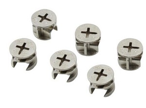 Vis et fixations pour meubles, connecteur de meubles de 10 mm de diamètre - Product Image 3