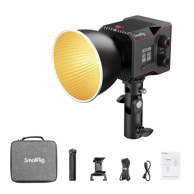 SmallRig RC 60B COB LED Video Light Bi-color 2700K-6500K Temperature Fill Light for Outdoor Video Recording Studio