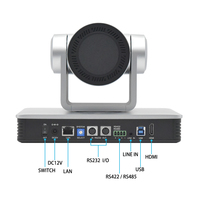 Haiwei-cámara PTZ 4K 60FPS, Zoom óptico 12X, transmisión en vivo, con HDMI, HD, Control IP
