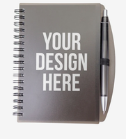 Carnet à couverture rigide et stylo personnalisés 2027 – Lot promotionnel avec logo, excellente qualité, vente en gros