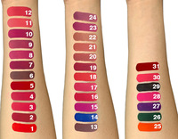Vente en gros de gloss à lèvres, cosmétiques minéraux véganes, marque privée, rouge à lèvres liquide pigmenté imperméable, gloss à lèvres personnalisé