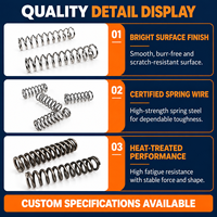 Ressorts de compression spirale en acier inoxydable sur mesure - Ressorts hélicoïdaux industriels haute résistance et résistants à la fatigue