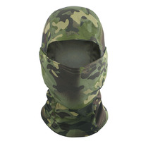 Venta al por mayor de pasamontañas de camuflaje con logotipo personalizado para hombres casco de cara completa esquí bicicleta ciclismo cabeza cubierta bufanda aire suave gorra