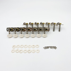 Clavijas de Afinación para <span class=keywords><strong>Mandolina</strong></span> de 8 Cuerdas, de Acero, con Cabeza Redonda Pequeña, de Doble Orificio, 4 Unidades, Fabricante Profesional - Product Image 1