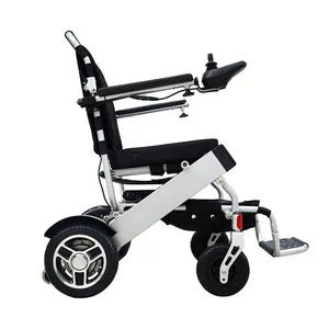 Piegare la sedia a rotelle elettrica per gli anziani disabili sedia a rotelle portatile sedia a rotelle produttore cinese