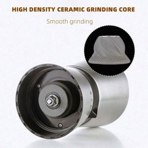 Portable Stainless Steel Coffee Mill Manual Coffee <b>Grinder</b> with Adjustable Settings - Product Image 6