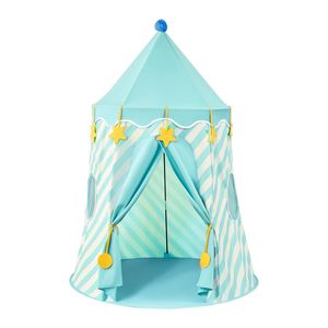 Tente de jeu pop-up pour enfants de qualité supérieure, en tissu ultra doux, pour l'intérieur et l'extérieur, avec étoiles et fenêtre - Product Image 1