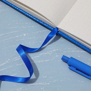 <strong>Personalised</strong> A5 Kawaii Bear School Ruled Writing Notebook Cute Blue Leather Cover Back Sleeve 100gsm Paper 100 Sheets <strong>for</strong> <strong>Kids</strong> - Product Image 4