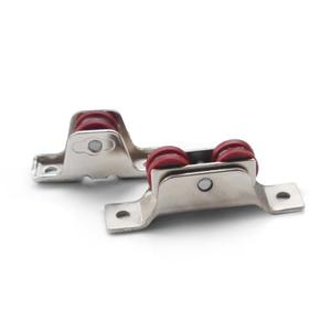 La puleggia fissa Chinabase e la puleggia mobile ruotano intorno a una ruota della puleggia della porta e del cancello del tappo della presa del rullo dell'asse centrale - Product Image 3