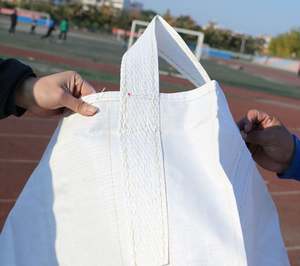 Flexible PP Woven <b>Jumbo</b> <b>Bags</b> with Handles Conductive Sand Packaging Construction Heavy Carrier Bulk Container - Product Image 2