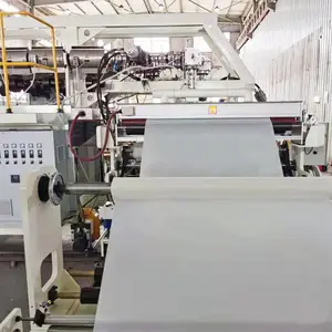 GSmach PP/PE Equipo de producción de línea de hoja en relieve Máquina de extrusión de hoja de formación térmica de plástico PET