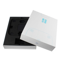 Boîtes à bougies personnalisées gaufrées et laminées mat avec logo, emballage de luxe pour bougies parfumées, pliables en deux parties