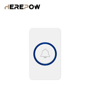 Timbre de puerta inalámbrico con wifi y botón, mini timbre eléctrico resistente al agua con cable y wifi para el hogar y exteriores, 433 - Product Image 2