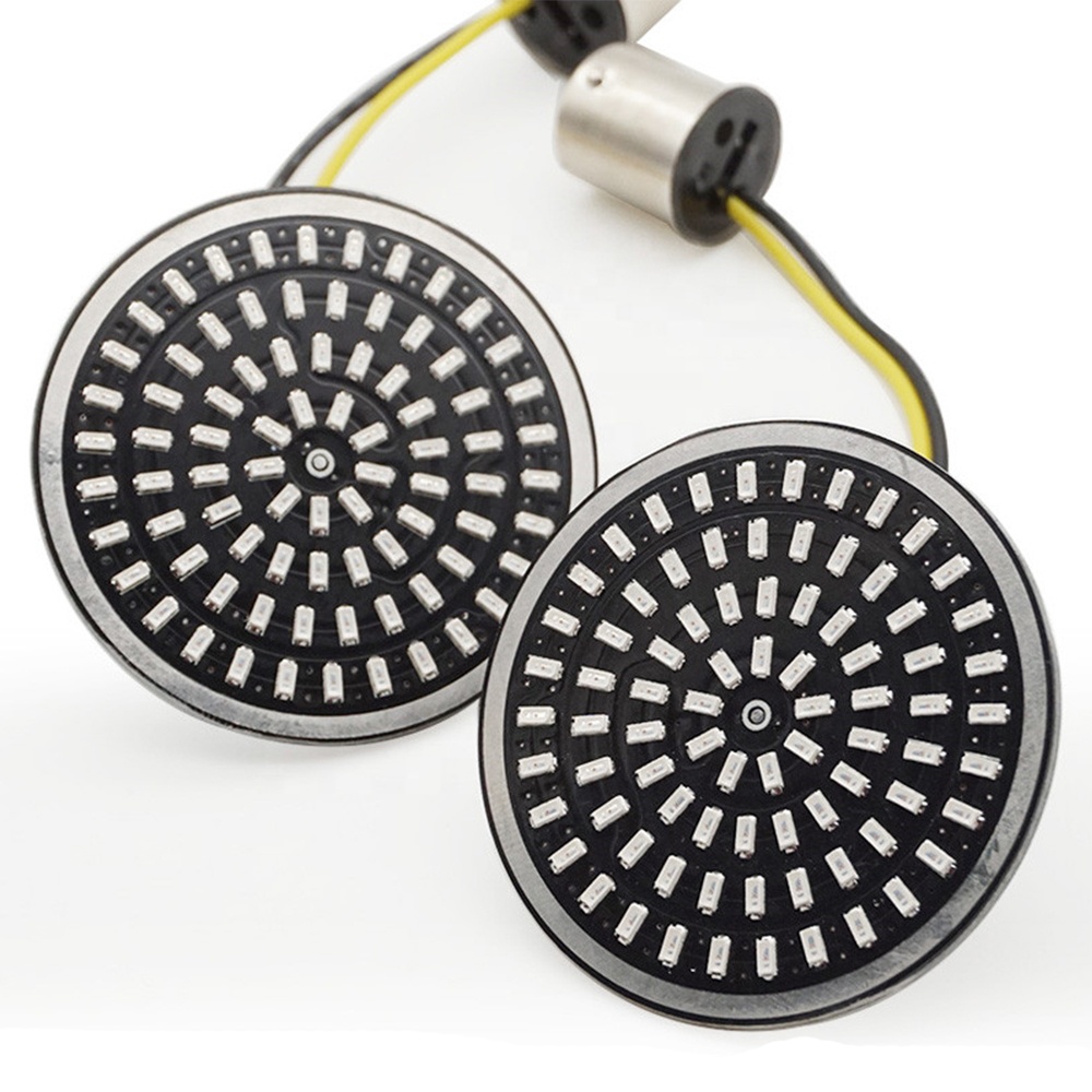 2 дюйма 1156/1157, передняя и задняя светодиодная фара, указатели поворота для запчастей Harley, светодиодные фары для мотоцикла