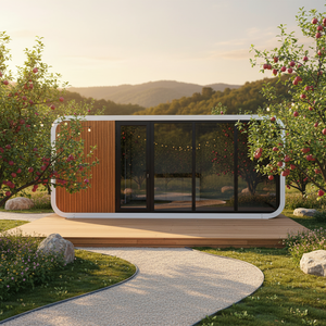 Casa Prefabricada Inteligente Tipo Apple Pod, Cabaña Prefabricada <span class=keywords><strong>para</strong></span> Negocios <span class=keywords><strong>de</strong></span> <span class=keywords><strong>Alquiler</strong></span> Airbnb y Estancias Turísticas <span class=keywords><strong>de</strong></span> Lujo - Product Image 1