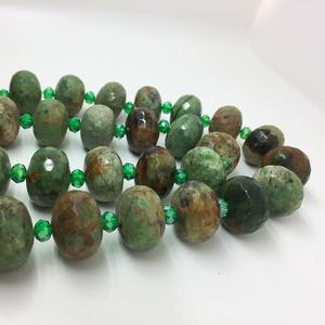 Cuentas DIY de alta calidad, joyería, pulsera, collar, colgante, Decoración, regalo, cuentas de piedra de ópalo <span class=keywords><strong>verde</strong></span> Natural, piedras preciosas sueltas - Product Image 3