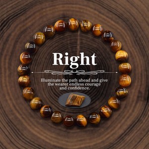 <span class=keywords><strong>Bracelet</strong></span> en pierres naturelles de guérison énergétique <span class=keywords><strong>7</strong></span> <span class=keywords><strong>chakras</strong></span>, attire la chance, l'argent et la santé, <span class=keywords><strong>bracelet</strong></span> perlé en cristal œil de tigre - Product Image 2