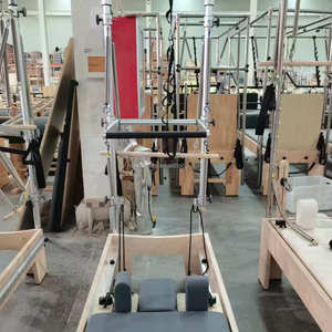 Reformer de Pilates Maple para Entrenamiento Profesional con Media Torre y Rieles de Aluminio para Uso en Estudio, Hogar y Comercial - Product Image 3