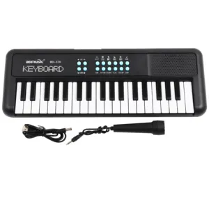 संगीत साधन सीखने संगीत खिलौने 37 चाबियाँ डिजिटल बिजली पियानो कुंजीपटल इलेक्ट्रॉनिक अंग के लिए बिक्री
