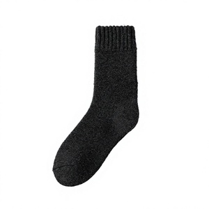 SASPORTS LEAGUE Women Winter Cold Weather Hiking Thermal Crew Socks-Cotton Sweat-Absorbent Bow Decoration Yoga Application - Product Image 1