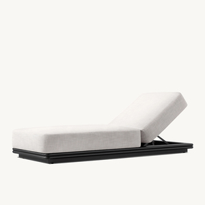 <span class=keywords><strong>Chaise</strong></span> <span class=keywords><strong>longue</strong></span> en métal imperméable pour jardin, <span class=keywords><strong>piscine</strong></span>, plage, hôtels, cours et villas – <span class=keywords><strong>Chaise</strong></span> <span class=keywords><strong>longue</strong></span> en fer forgé pour l'extérieur - Product Image 2