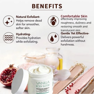 Manteca Corporal Orgánica RTS al por Mayor, 200 ml, Limpieza Profunda, Hidratante, Ingredientes Naturales Suaves, Loción Corporal, Crema Hidratante, Crema de Baño - Product Image 4