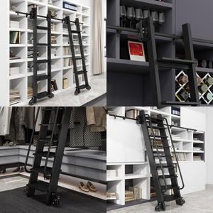 Современный простой набор оборудования для прокатки с библиотекой, стабильная Мобильная дорожка, скользящая Запираемая колесная эскалатор, аксессуары для спальни - Product Image 2