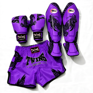 Equipo de Entrenamiento de Artes Marciales Hecho a Medida, Pantalones Cortos de Muay Thai, Guantes de Boxeo y Espinilleras, Equipo de Entrenamiento de Kickboxing, Set de Boxeo - Product Image 1