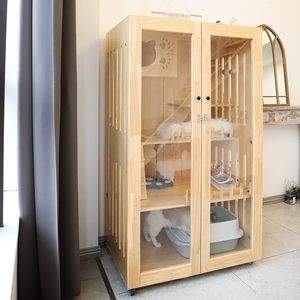 Large Wooden Multifunction Apartment Selling Luxury Indoor and <b>Outdoor</b> Pet Nests <b>Houses</b> - Product Image 2
