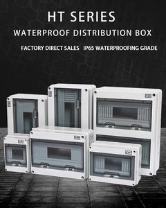 سلسلة HT 2/3/5/8/12/15/18/24WAY PC صندوق مفاتيح كهربائية خارجية IP65 - Product Image 6