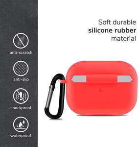 Funda Protectora de Silicona Suave para Auriculares <span class=keywords><strong>Apple</strong></span> <span class=keywords><strong>Airpods</strong></span> Pro de Tercera Generación, Protección Completa Antipérdida - Product Image 3