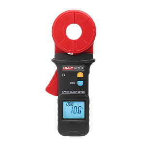 เครื่องทดสอบความต้านทานพื้นแบบหนีบ Ut271A 0.010 ~ 300Ω หนีบขากรรไกร32มม. วัดเวลาหนึ่งครั้งต่อวินาที - Product Image 1