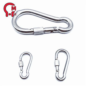 Hlm Siêu Nhà Cung Cấp Xoay Kích Hoạt Snap <span class=keywords><strong>Hook</strong></span> Thép Không Gỉ Carabiner Mùa Xuân Hình Bầu Dục Carabiner Snap Clip <span class=keywords><strong>Hook</strong></span> - Product Image 3